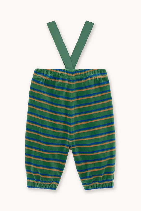 Kojenecké tepláky Tinycottons DUO STRIPES BABY SWEATPANT AW25.254 tyrkysová AW25