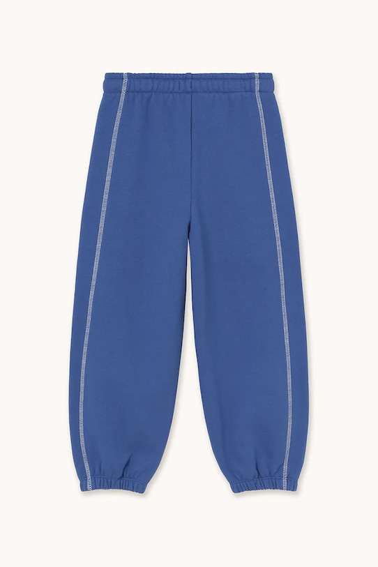 CHLAPEC Dětské bavlněné tepláky Tinycottons CONTRAST SWEATPANT AW25.257 modrá