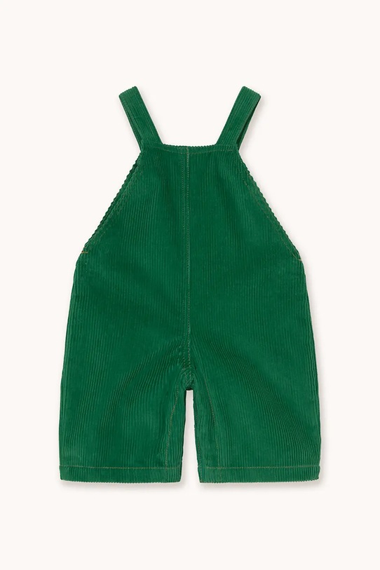 Βρεφική σαλοπέτα Tinycottons DUNGAREE CORDUROY BABY AW25.566 πράσινο AW25