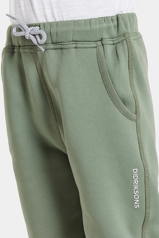 Didriksons pantaloni SILJAN KIDS PNT 505901.9BYA verde