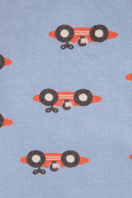 Chłopiec Bobo Choses spodnie dresowe niemowlęce Race Car 225AB013 niebieski