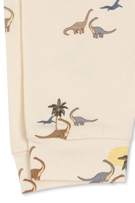 Konges Sløjd spodnie niemowlęce BASIC PANTS GOTS beżowy KS103706.9BYA