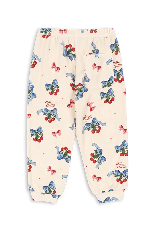 Konges Sløjd spodnie dresowe dziecięce z bawełną ITTY SWEAT PANTS GOTS KS103830.9BYA beżowy AW25