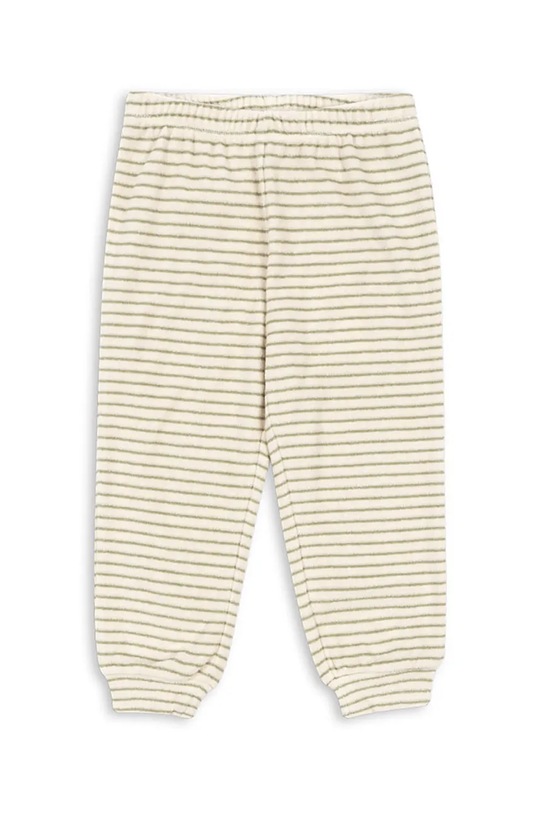 Konges Sløjd spodnie dresowe dziecięce z bawełną ITTY SWEAT PANTS GOTS dzianina żółty KS103830.9BYA