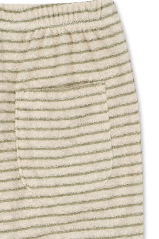 Chłopiec Konges Sløjd spodnie dresowe dziecięce z bawełną ITTY SWEAT PANTS GOTS KS103830.9BYA żółty