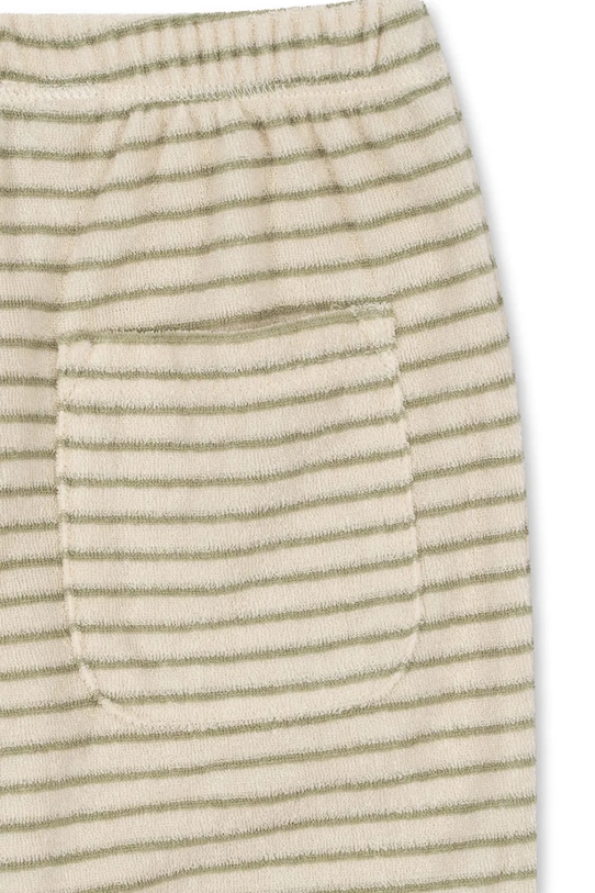 Момче Детски памучен спортен панталон Konges Sløjd ITTY SWEAT PANTS GOTS KS103830.9BYA жълт