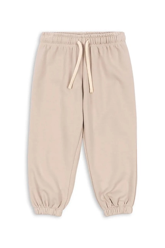Konges Sløjd pantaloni copii LOU SWEAT PANTS OCS bumbac bej KS103867.9BYA