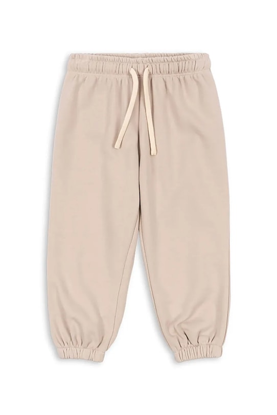 Detské nohavice Konges Sløjd LOU SWEAT PANTS OCS bavlna béžová KS103867.9BYA