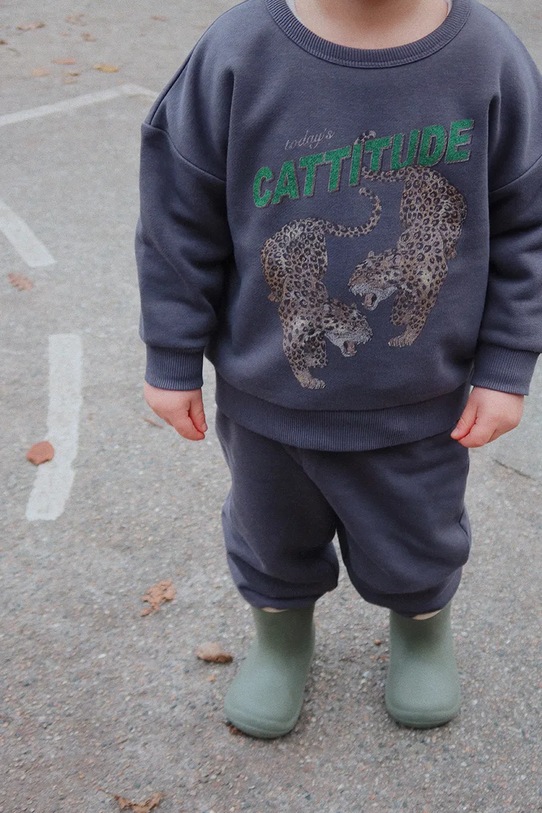 Детские брюки Konges Sløjd LOU SWEAT PANTS OCS KS103867.9BYA серый