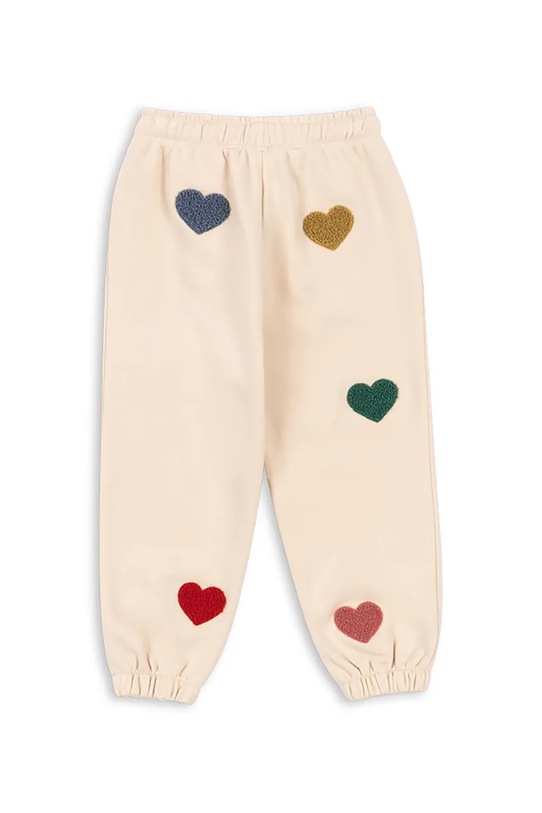 Konges Sløjd spodnie dresowe dziecięce LOU TERRY SWEAT PANTS OCS KS103870.9BYA beżowy AW25