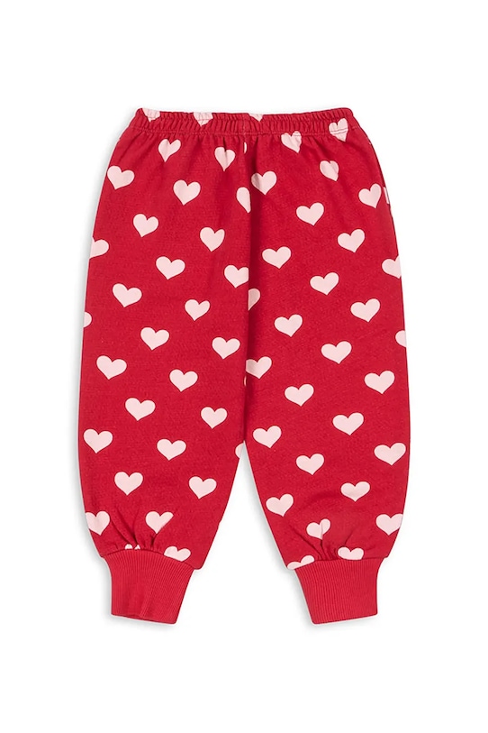 Детские брюки Konges Sløjd LOUPY LOU SWEAT PANTS OCS KS103873.9BYA красный AW25