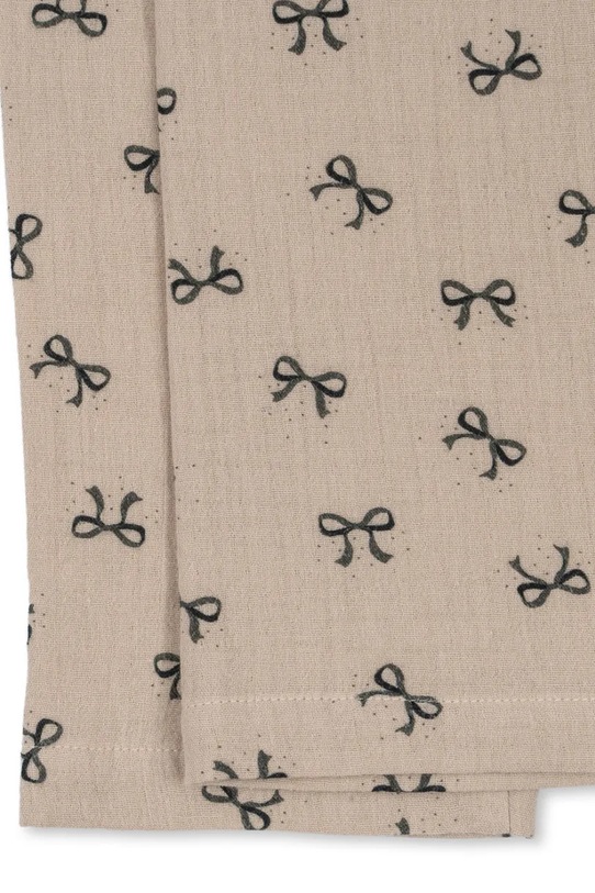 Konges Sløjd pantaloni de bumbac pentru copii COCO PANTS GOTS bej KS103760.9BYA