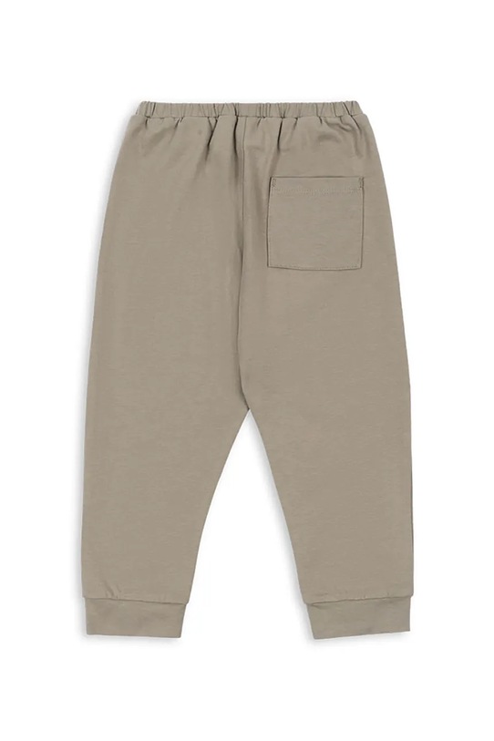 Konges Sløjd spodnie dresowe bawełniane dziecięce DREY PANTS GOTS KS103784.9BYA zielony AW25