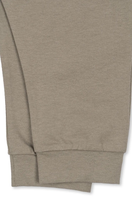 Konges Sløjd spodnie dresowe bawełniane dziecięce DREY PANTS GOTS zielony KS103784.9BYA