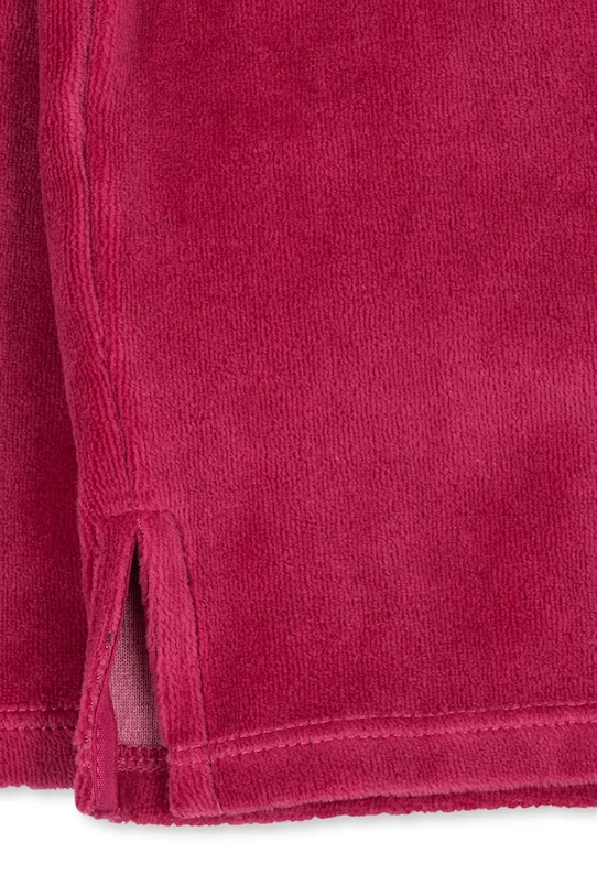 Otroški spodnji del trenirke iz bombaža Konges Sløjd VELOU PANTS GOTS bordo KS104030.9BYA