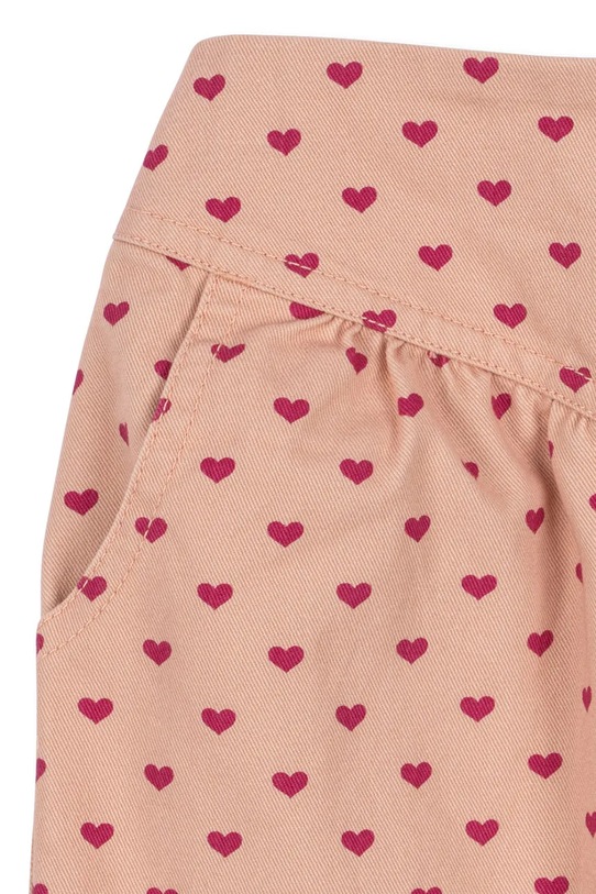 Băieți Konges Sløjd pantaloni de bumbac pentru copii NOLA PANTS GOTS KS103946.9BYA roz