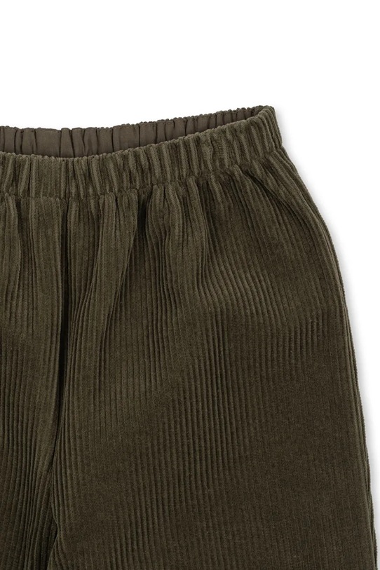 Deklice Otroške bombažne hlače Konges Sløjd SULLY PANTS GOTS KS104006.9BYA zelena