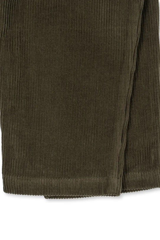 Otroške bombažne hlače Konges Sløjd SULLY PANTS GOTS zelena KS104006.9BYA
