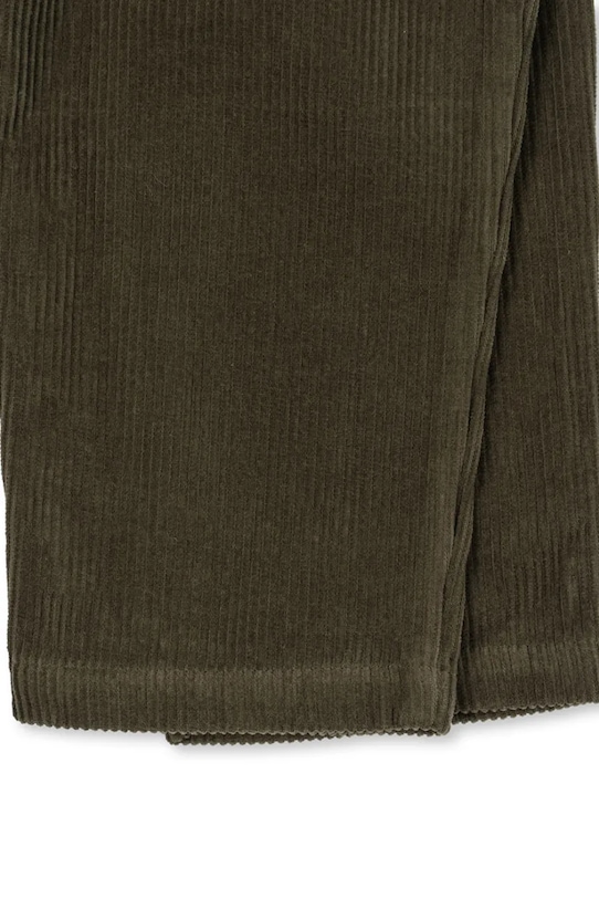 Konges Sløjd spodnie bawełniane dziecięce SULLY PANTS GOTS zielony KS104006.9BYA
