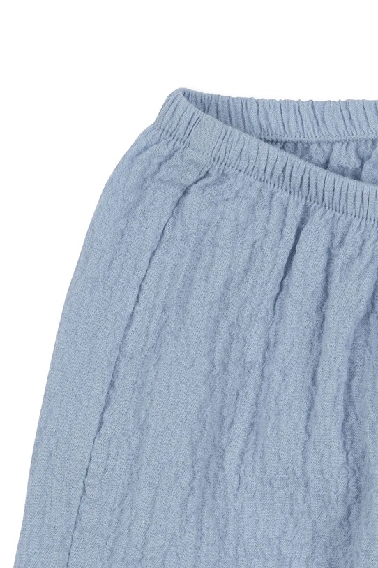 Chłopiec Konges Sløjd spodnie dziecięce AVA PANTS GOTS KS104072.9BYA niebieski
