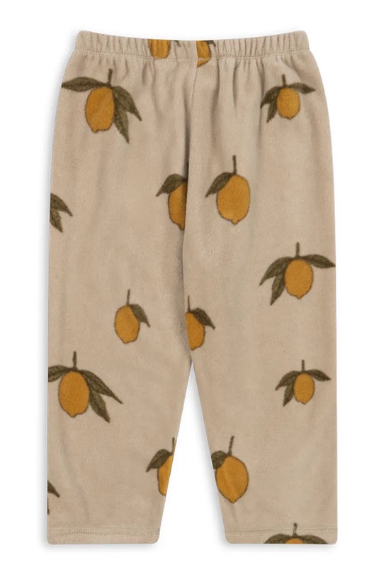 Otroški spodnji del trenirke Konges Sløjd TAVI FLEECE PANTS GRS KS101300.9BYA bež AW25