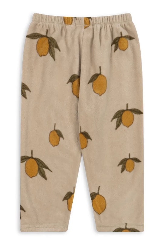 Konges Sløjd pantaloni de trening pentru copii TAVI FLEECE PANTS GRS KS101300.9BYA bej AW25