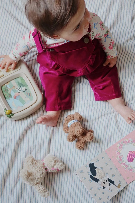 Konges Sløjd pantaloni copii BARBARA OVERALL KS103687.9BYA