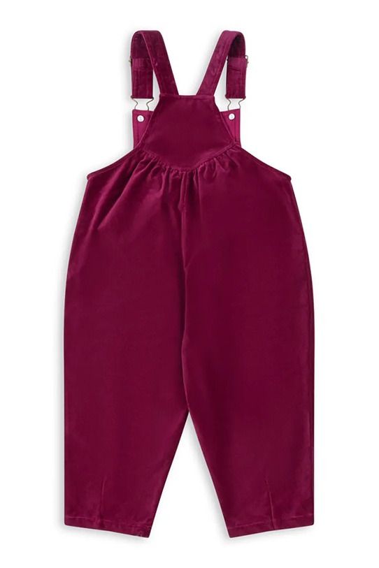 Băieți Konges Sløjd pantaloni copii BARBARA OVERALL KS103687.9BYA burgundia