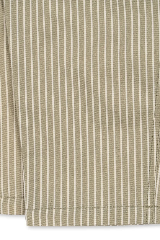 Konges Sløjd pantaloni de bumbac pentru copii FRANKIE PANTS GOTS KS103813.9BYA verde