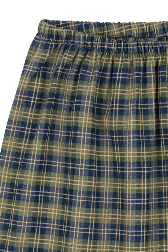 Chłopiec Konges Sløjd spodnie bawełniane dziecięce TERRE PANTS GOTS KS104013.9BYA turkusowy