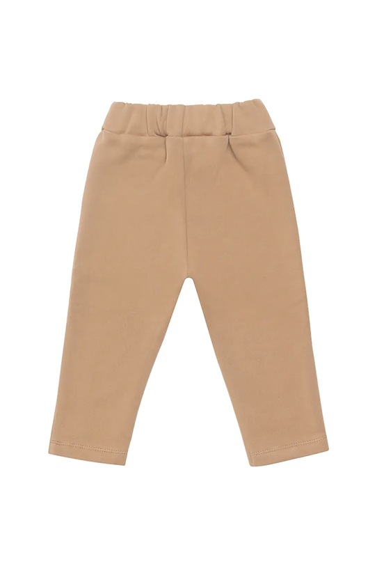Chłopiec Donsje spodnie dresowe bawełniane niemowlęce Joek Trousers Fluffy Bunnies 3040703 brązowy