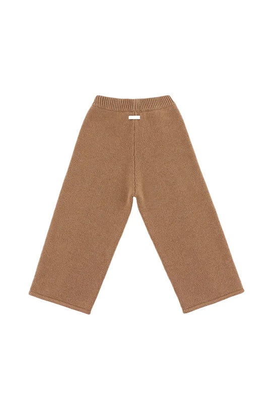 Chłopiec Donsje spodnie wełniane dziecięce Sulien Merino Wool Trousers 4103700 brązowy
