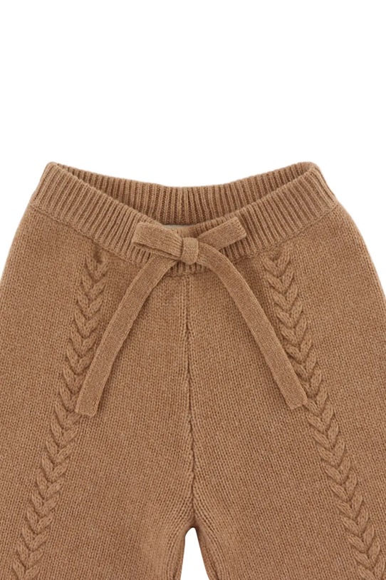 Donsje spodnie wełniane dziecięce Sulien Merino Wool Trousers 4103700 brązowy