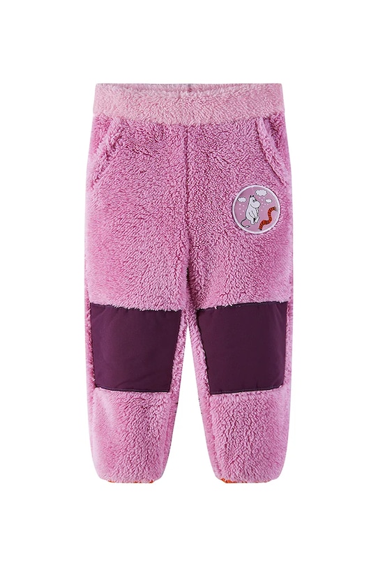 Reima pantaloni de trening pentru bebeluși Moomin Lustig tricotaj roz 5200447A.9BYA