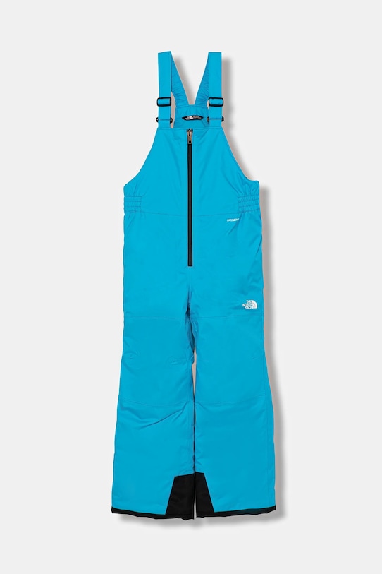 The North Face spodnie do sportów zimowych dziecięce KID FREEDOM INSULATED BIB tkanina turkusowy NF0A88VMD7R1