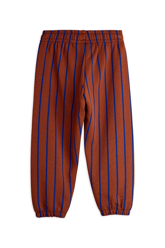 Mini Rodini spodnie dresowe bawełniane dziecięce 25230134 brązowy AW25