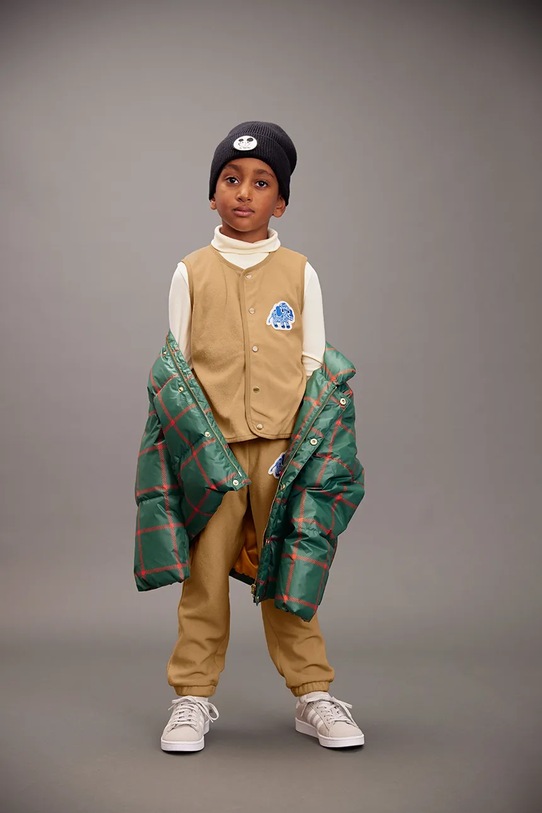 Mini Rodini pantaloni de trening pentru copii Mammoths galben 25710132