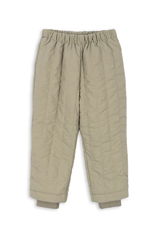 Konges Sløjd spodnie dziecięce JUNO PANTS tkanina zielony KS103488.9BYA
