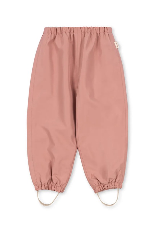 Дитячі водонепроникні штани Konges Sløjd AWARD SHELL PANTS FLEXI SIZE GRS тканина рожевий KS103442.9BYA