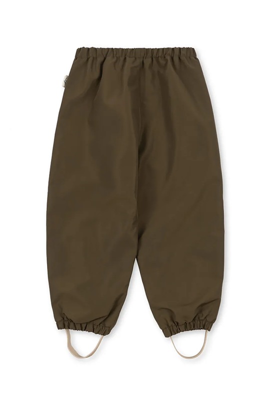 Detské nepremokavé nohavice Konges Sløjd AWARD SHELL PANTS FLEXI SIZE GRS KS103442.9BYA zelená AW25
