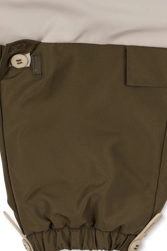 Detské nepremokavé nohavice Konges Sløjd AWARD SHELL PANTS FLEXI SIZE GRS KS103442.9BYA zelená