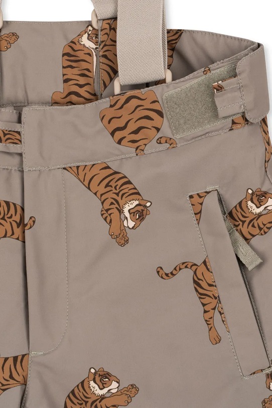 Otroške hlače Konges Sløjd MISMOU SNOW PANTS siva KS103514.9BYA