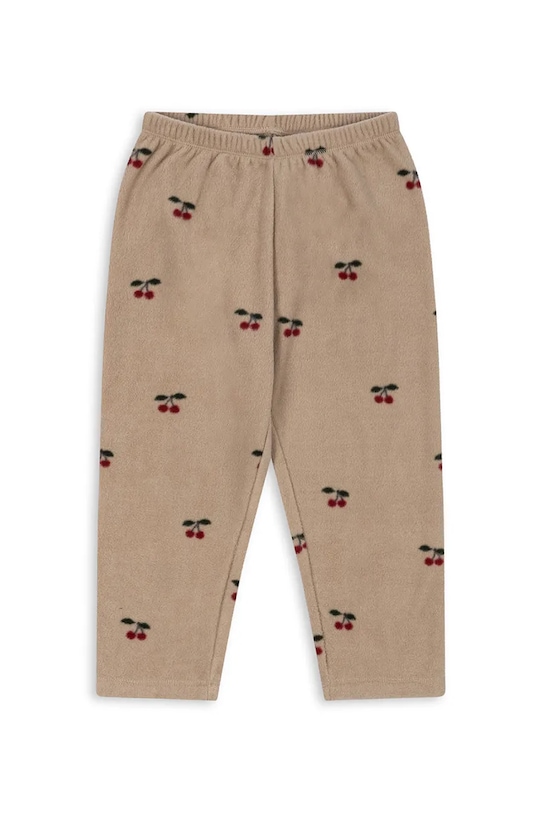 Konges Sløjd pantaloni copii TAVI FLEECE PANTS GRS KS103623.9BYA bej AW25