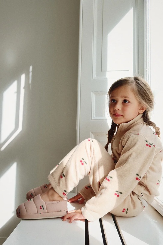 Dječje hlače Konges Sløjd TAVI FLEECE PANTS GRS KS103623.9BYA bež