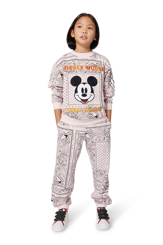 Marc Jacobs spodnie dresowe dziecięce wzorzyste różowy W60651.86.108