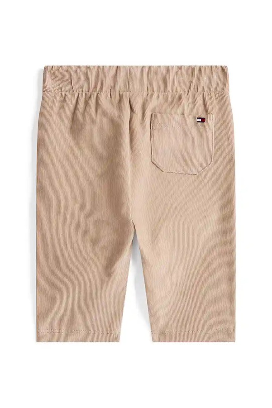 Дитячі бавовняні штанці Tommy Hilfiger KN0KN02053.9BYA бежевий AW25