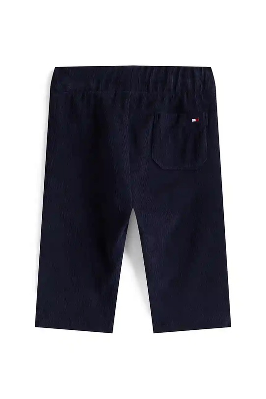 Tommy Hilfiger spodnie bawełniane niemowlęce KN0KN02053.9BYA granatowy AW25