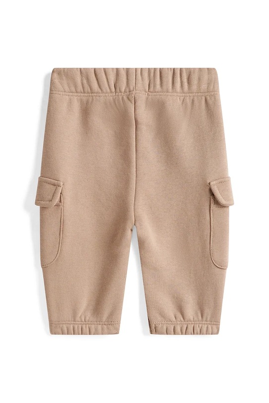 Tommy Hilfiger spodnie dresowe niemowlęce KN0KN02113.9BYA brązowy AW25