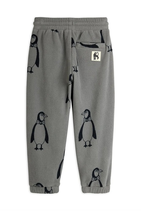 Mini Rodini spodnie dresowe dziecięce Penguin 11000092 szary AW25