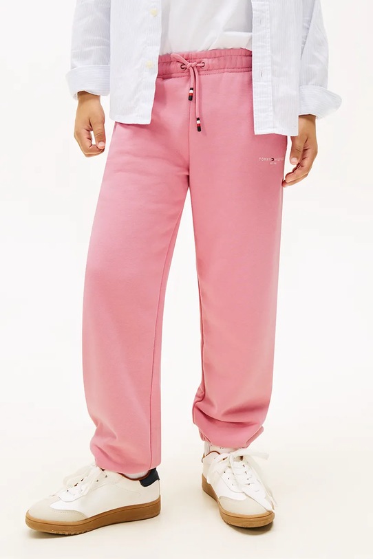 Детские спортивные штаны Tommy Hilfiger розовый KS0KS00662.116.122.9BYA